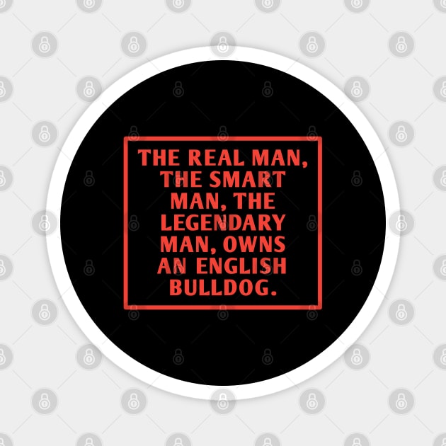 English Bulldog Magnet by BlackMeme94